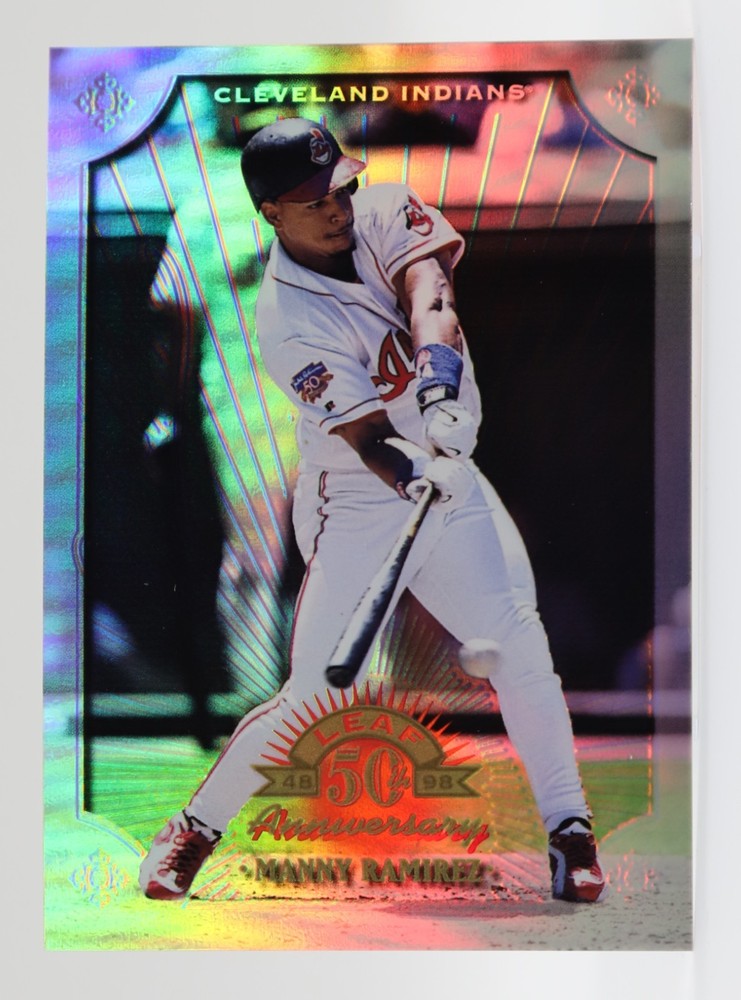 MANNY RAMIREZ 1998 Donruss Collection Prized Collections Leaf #232 PR 400