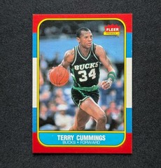 1986-87 Fleer Set-Break # 20 Terry Cummings EX-MT