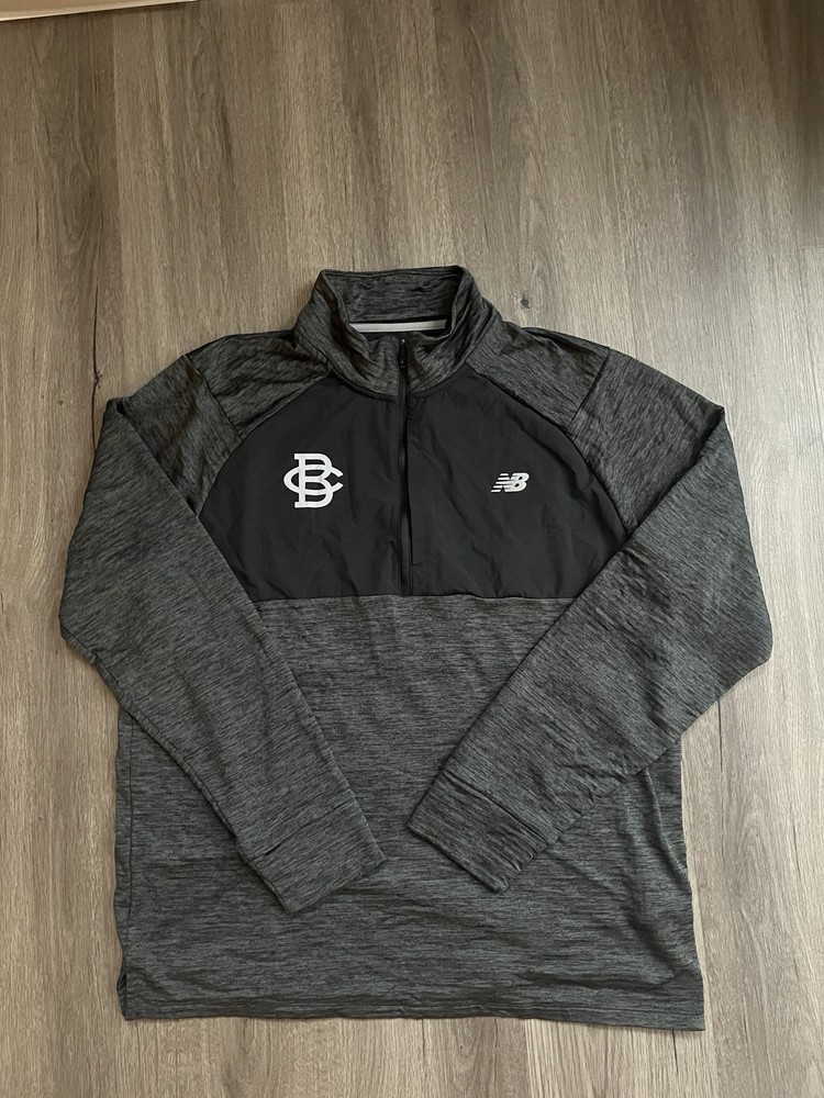 Boston College Black New Balance Quarter Zip Size XL