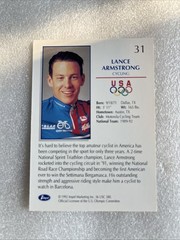 1992 Impel U.S. Olympicards – Lance Armstrong #31