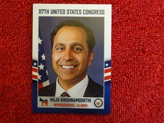 2021 U.S. Congress Fascinating Cards Raja Krishnamoorthi Democrat Illinois