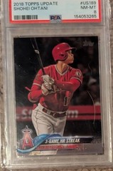 2018 Topps Update Series – Season Highlights Checklist Shohei Ohtani #US189 (RC)