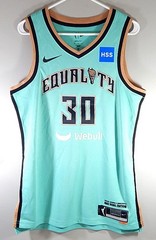 Breanna Stewart #30 New York Liberty Nike Rebel Ed. Victory HSS Teal Jersey 52