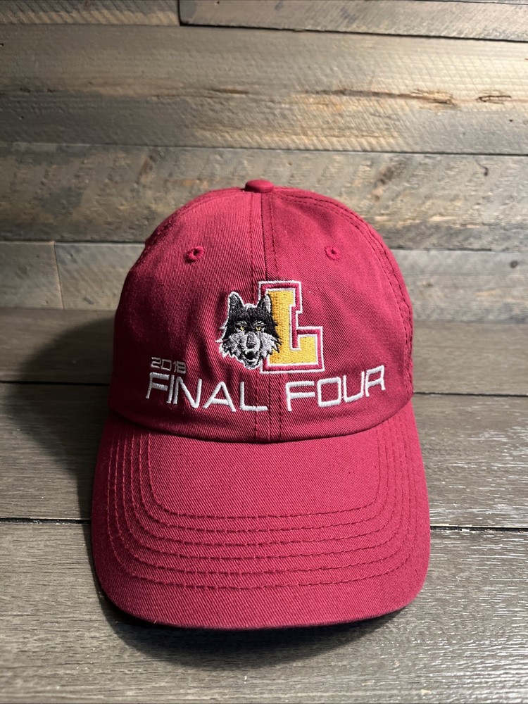 Loyola Ramblers Dad Hat Cap Adjustable Strapback 2018 Final Four EUC