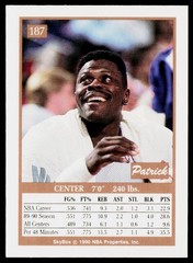 Patrick Ewing 1990-91 SkyBox #187 New York Knicks