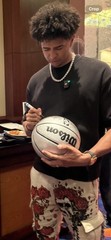 Kristopher London LSK Autographed Basketball