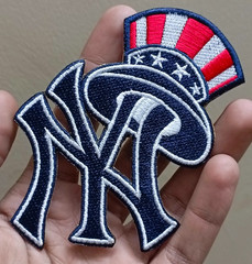 New York Yankees Logo Baseball Iron on Patch – Sew Patch – Embroidered Patch