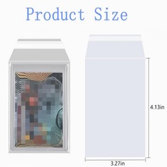 200 PCS Resealable Team Bags for Toploader Holders 35-130PT, Fit Sleeves for Top