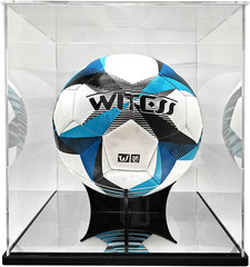 Soccer Ball Display Case Full Size,Acrylic Display Case for Soccer Ball Collecti