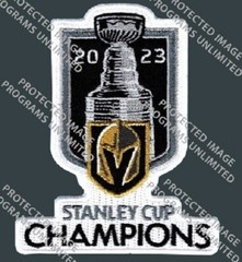 2023 VEGAS GOLDEN KNIGHTS CHAMPIONS PATCH NHL STANLEY CUP FINAL JERSEY STYLE