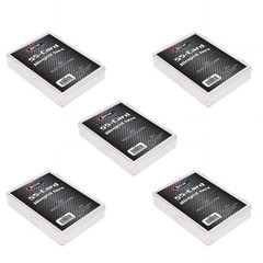 Hinged Trading Card Box – 55 Count – Pack of 5 | Plastic Trading Card Storage…