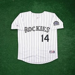 Andres Galarraga Colorado Rockies Men’s Home White Jersey w/ Team Patch