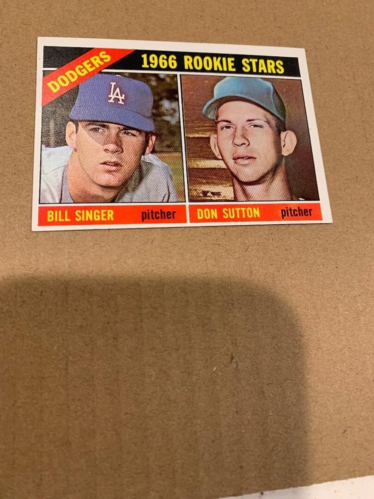 1966 Topps Don Sutton rookie (HOF), GEM!! Pulled from pack! Huge reduction!!!