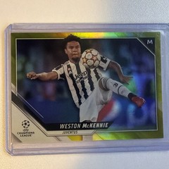 21-22 Topps UEFA Weston McKennie Gold Refractor #/250