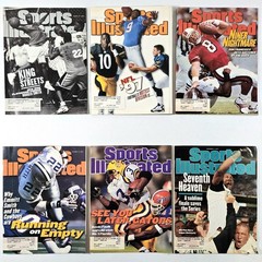 LOT OF 24 SPORTS ILLUSTRATED MAGAZINES 1997 JOHN ELWAY JACKIE ROBINSON JORDAN