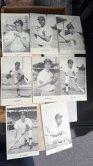 1971 SYRACUSE CHIEFS COMPLETE SET OF 8 POSTCARDS