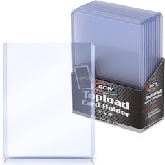10 BCW Thick Card Topload 108 Pt. Holders 3×4 Protector Rigid PVC Clear Storage