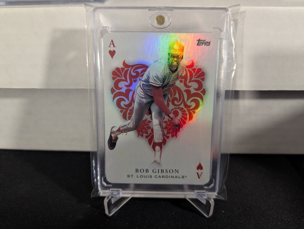 2023 Topps All Aces Gold #AA-2 Bob Gibson /75 Cardinals