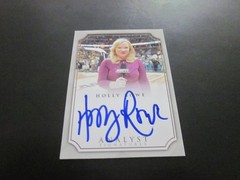 HOLLY ROWE SIGNED AUTO HALL OF FAME CARD WNBA ANALYST ESPN LEGEND