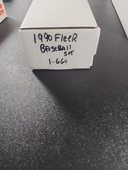 1990 Fleer Baseball Set Complete 1-660 Hand Collated Straight From Pack To Box
