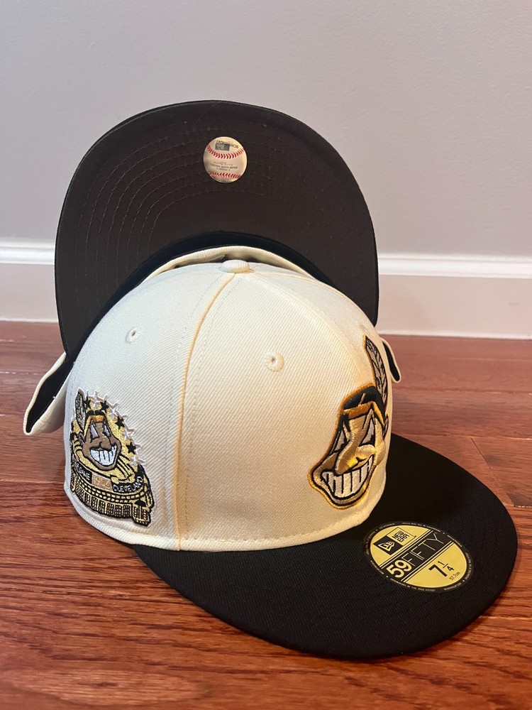 Cleveland Indians Chief Wahoo 1954 All Star Game New Ear 59Fitfy Fitted – White