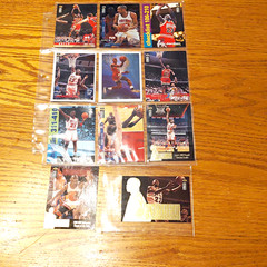 Card Lot of 11 Upper Deck Michael Jordan 1994-95 Collector’s Choice NBA Hoops