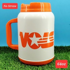 Whirley Tennessee Vols 64oz Travel Mug Orange And White (3 Scratches – No Straw)