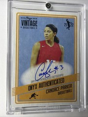 2021-22 Onyx Vintage Candace Parker Autograph /50 On Card