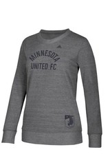 Minnesota United FC MLS Loons Adidas Women’s Grey “Subtley” SizeL Elbow Patches