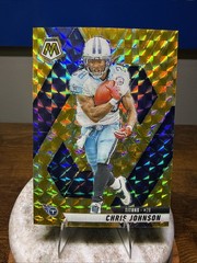 2025 Panini Mosaic #224 Chris Johnson Mosaic Reactive Yellow