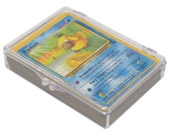 10 BCW 55 Count Clear Hinged Card Storage Boxes Case Holder Sports Trading mtg
