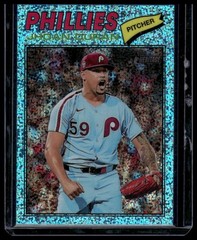 2026 Topps Heritage #14 Jhoan Duran Chrome Light Blue Sparkle Refractors