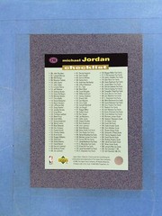 1995 Upper Deck Collectors Choice MICHAEL JORDAN #210 Checklist Chicago @CT56