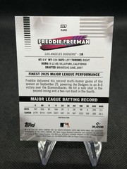2026 Topps Finest Freddie Freeman Refractor RARE VARIATION #229 Dodgers