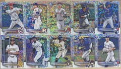 (10) Card Lot 2025 Bowman Chrome Speckle Refractor /299