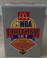 1993 MCDONALDS NBA FANTASY SET 102 TRADING CARD SET UPPER DECK