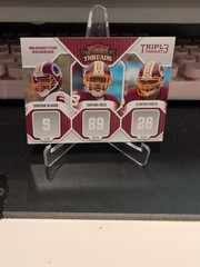 2010 Panini Threads Triple Threat Donovan McNabb S. Moss C. Portis Redskins