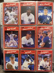Lot Of 200 New York Yankees Baseball Cards – Don Mattingly, Bernie Williams