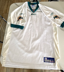 VTG Miami Dolphins Reebok Equipment NFL On Field Jersey Sz 50 See Details sbc