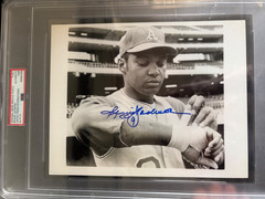 1969 Reggie Jackson PSA/DNA Type I (1) Signed Photo Authentic Auto 9 Rare A’s
