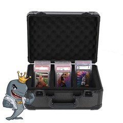 BCW (Zion) 3-Row Graded Card Latching Case Black FREE SHIP