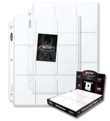 9 POCKET PAGES for 3-RING COUPON BINDER ORGANIZER (10) Ultra Storage PRO