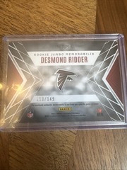2022 Panini Phoenix – Rookie Jumbo Memorabilia Desmond Ridder #RJM-4 /149 (MEM,