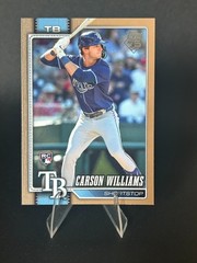 2026 Topps Series 1 #25 Carson Williams Gold /2026 RC