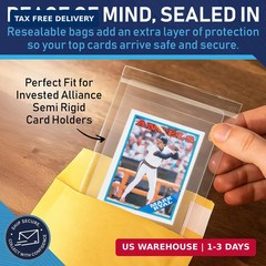 Invested Alliance Resealable Set Team Bags for Trading Cards | Ultra, TCG, Baseb
