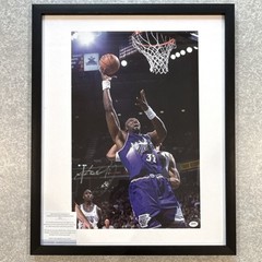 Karl Malone Utah Jazz Signed NBA 11×17” Photo – ACA Authenticated Original