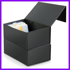 4X6 Index Card Holder, Index Card Storage Box 4 X 6 Inches, Fits 2400 Flash Card