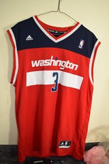 2012 Adidas NBA Washington Wizards Jersey 3 Bradley Beal MENS L Red White Blue