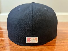 Cleveland Indians Chief Wahoo 1954 ASG New Era 59Fifty Fitted Hat Navy-Pink UV