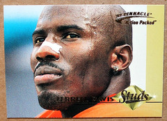 1997 Action Packed Terrell Davis Studs /1500 Card 7 of 9 with Ear Stud